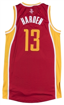 2013-14 James Harden Game Used Houston Rockets Road Jersey 